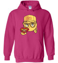 VIRGIN ISLANDS SMILING EMOJI QUEENS HOODIE GOLD