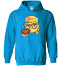 VIRGIN ISLANDS SMILING EMOJI QUEENS HOODIE GOLD