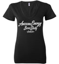 AWESOME ENERGY DEEP VNECK QUEENS TEE