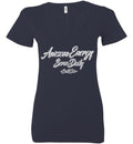 AWESOME ENERGY DEEP VNECK QUEENS TEE