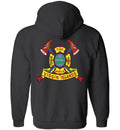 VIRGIN ISLANDS FIREFIGHTER  ZIPPER SWEATER