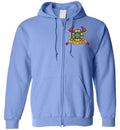 VIRGIN ISLANDS FIREFIGHTER  ZIPPER SWEATER