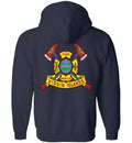 VIRGIN ISLANDS FIREFIGHTER  ZIPPER SWEATER