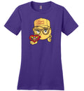 VIRGIN ISLANDS SMILING EMOJI QUEEN TEE GOLD