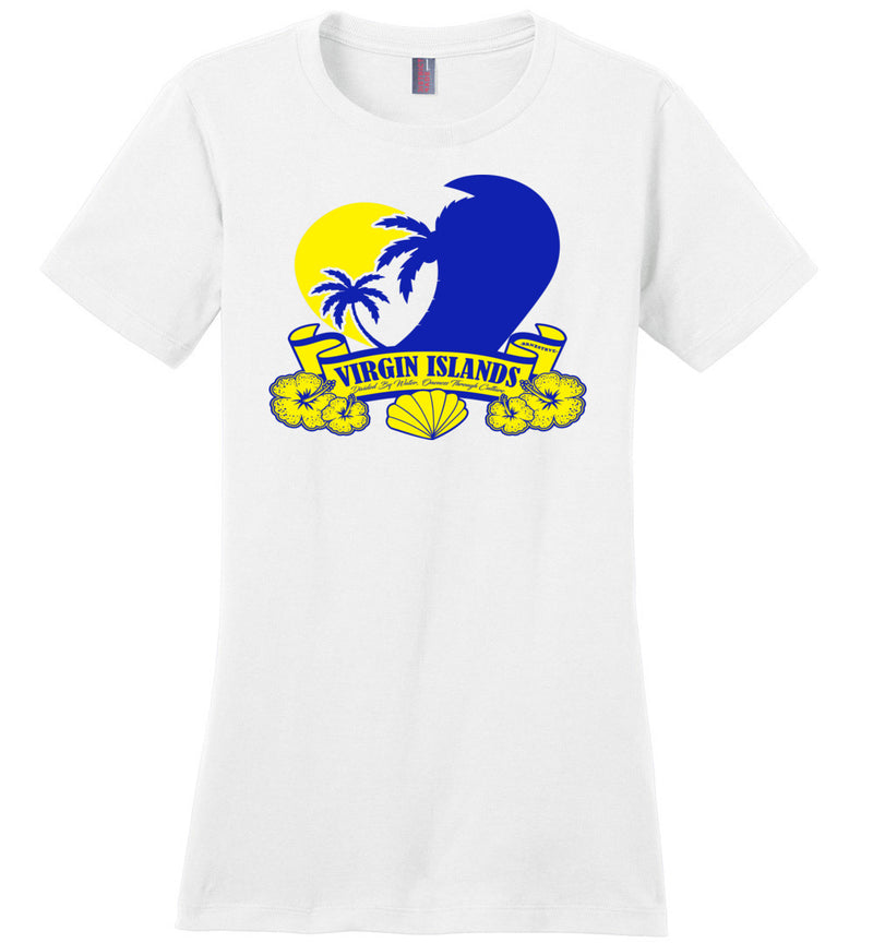 LOVE THE VIRGIN ISLANDS QUEENS TEE